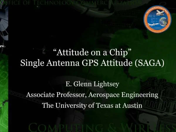 Attitude on a Chip Single Antenna GPS Attitude SAGA