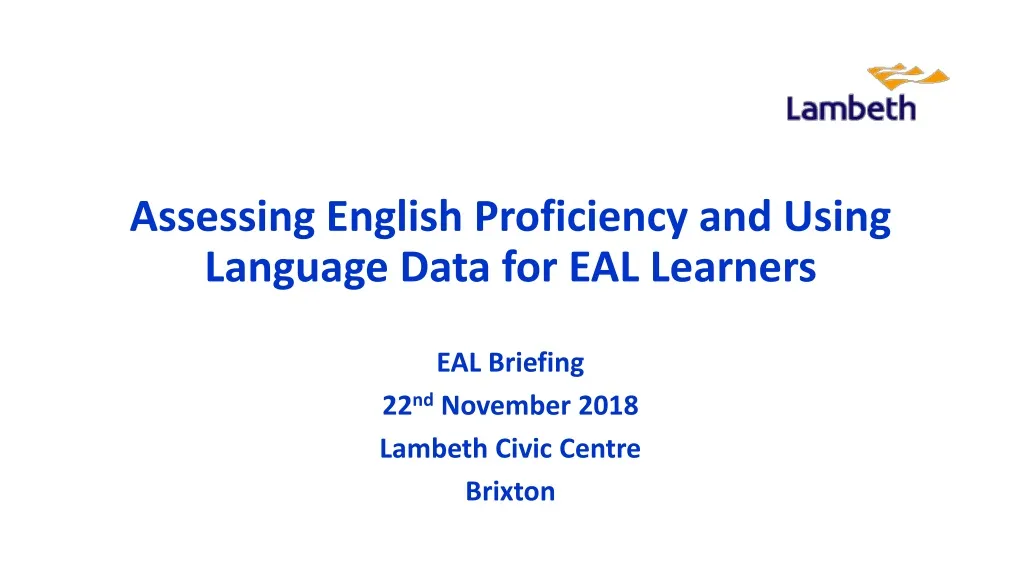 assessing english proficiency and using language