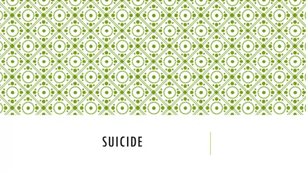 Suicide