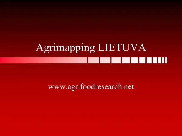 Agrimapping LIETUVA