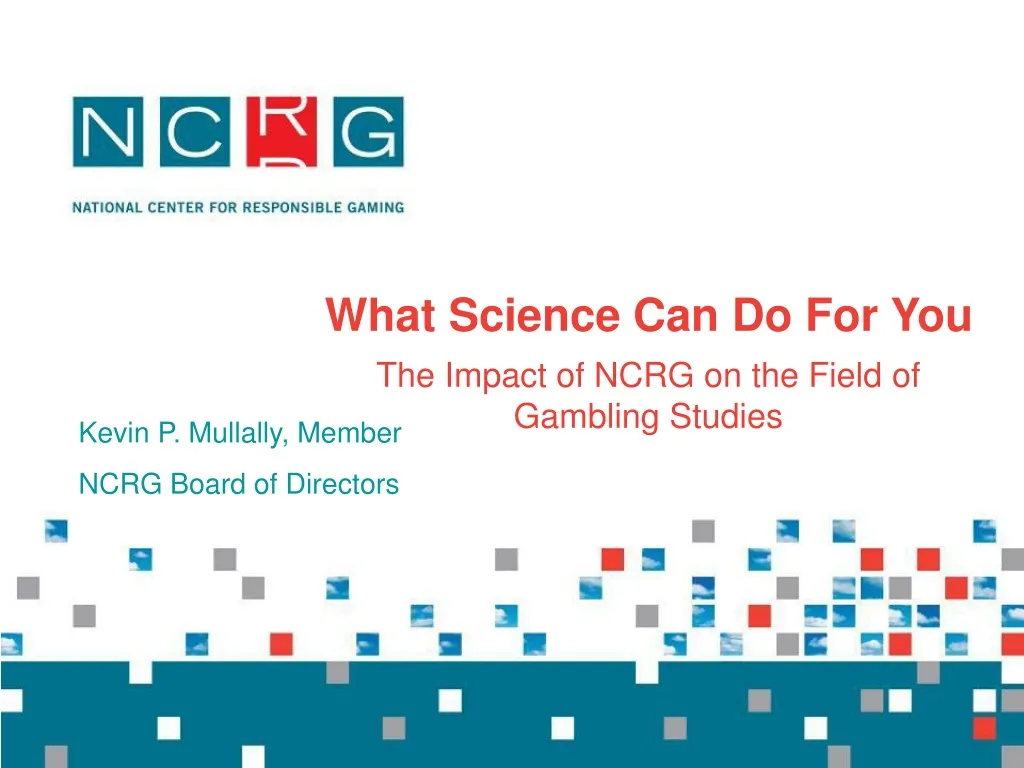 what science can do for you the impact of ncrg