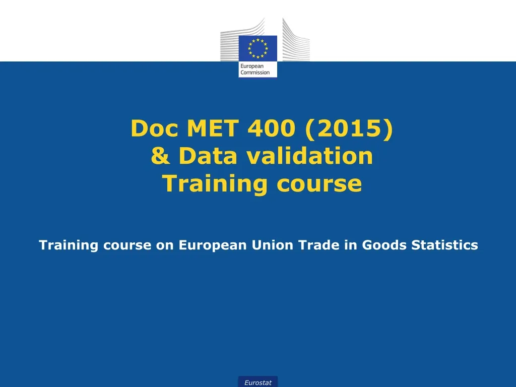doc met 400 2015 d ata validation training course