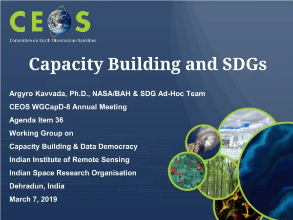 Capacity Building and SDGs