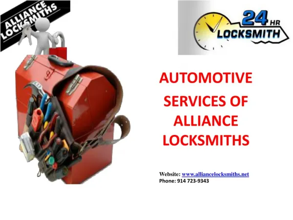 Automotive Services Of Alliance Locksmiths
