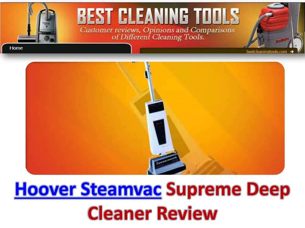 hoover steamvac supreme deep cleaner review