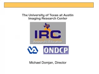 Michael Domjan, Director - slide 1