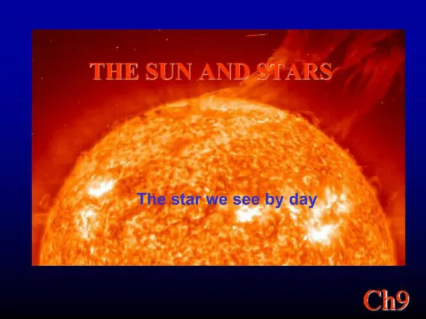 THE SUN AND STARS