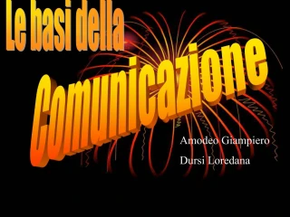 Le basi della - slide 1