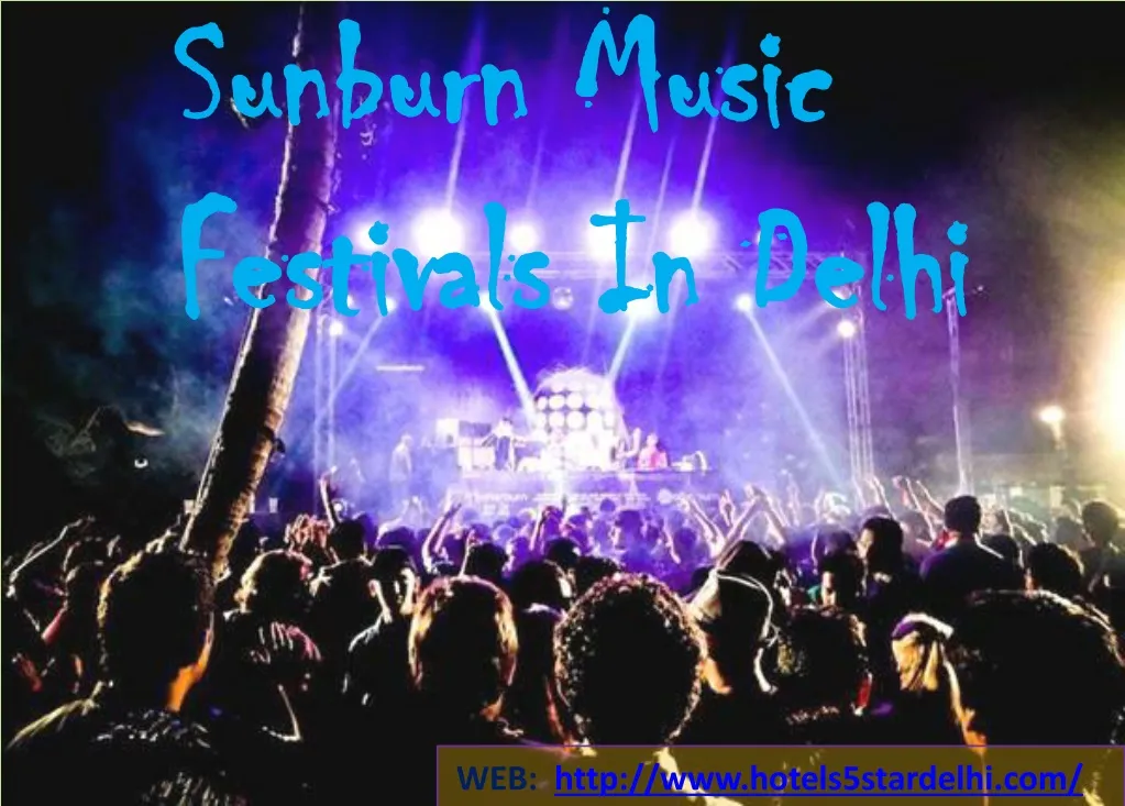 sunburn music festivals in delhi