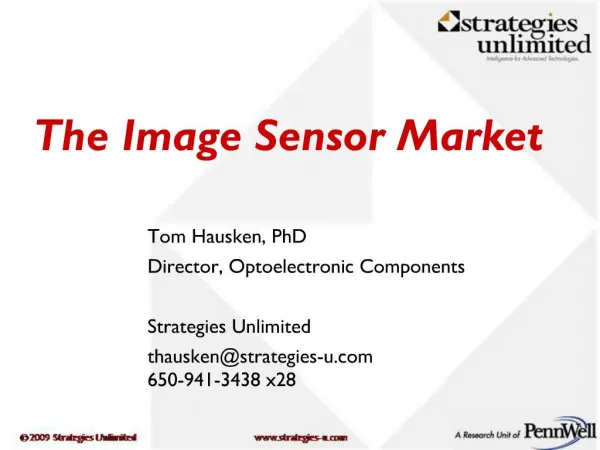 The Image Sensor Market