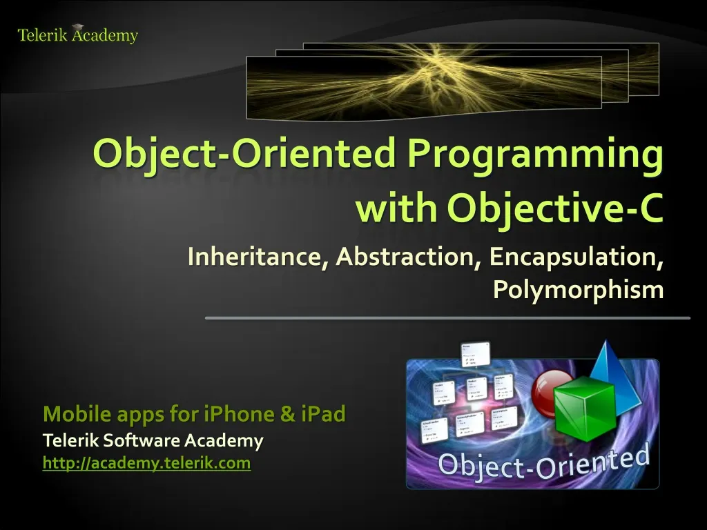 object oriented programming with objective c