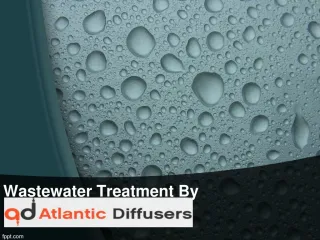 Wastewater Treatment - slide 1