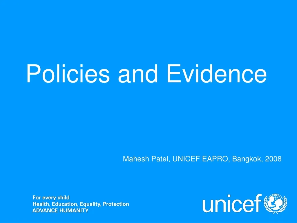 mahesh patel unicef eapro bangkok 2008