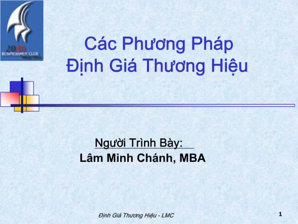 C c Phuong Ph p nh Gi Thuong Hiu