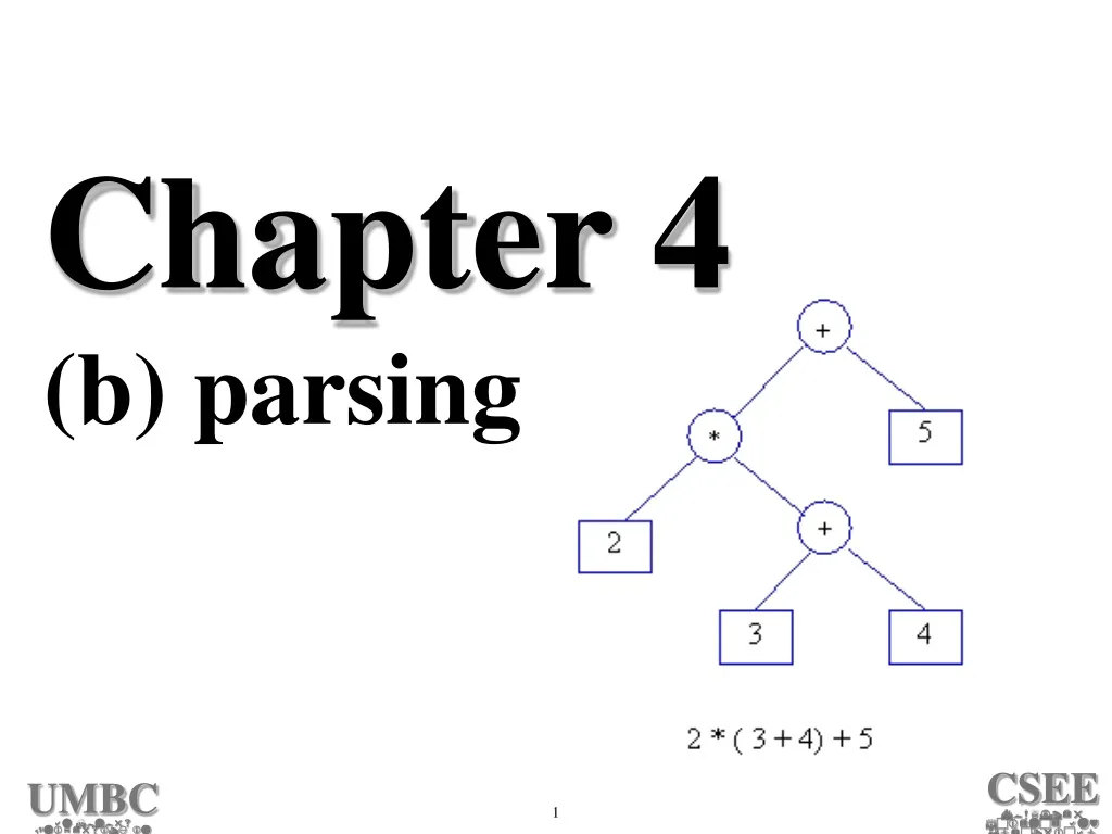 chapter 4 b parsing