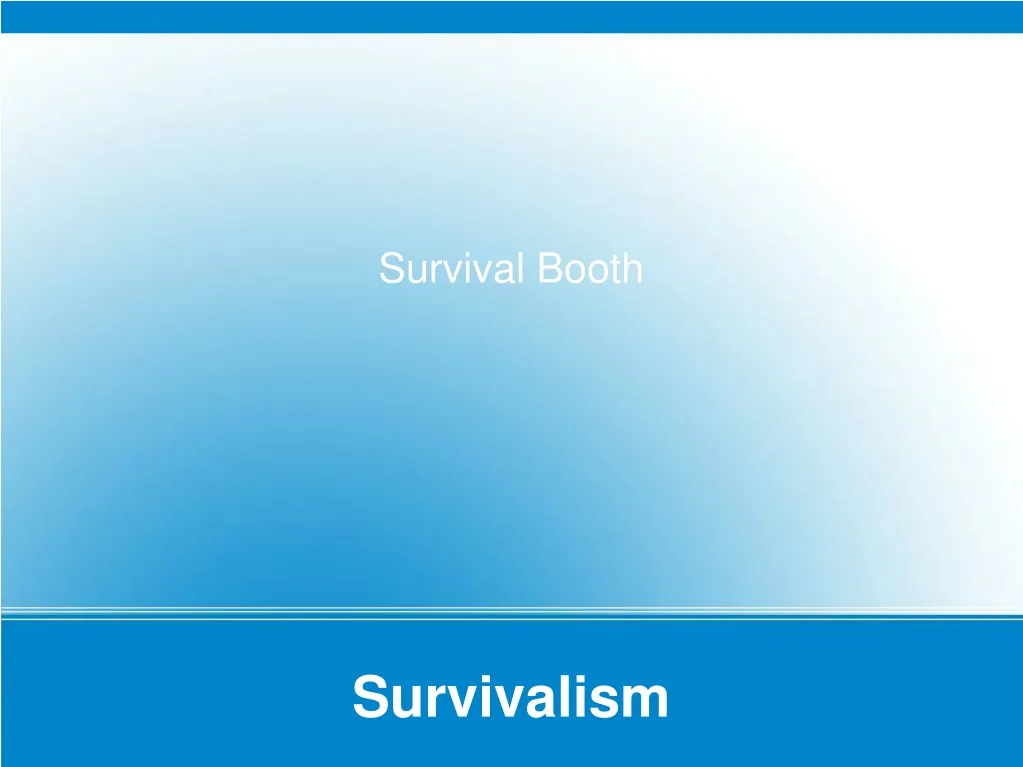 survival booth