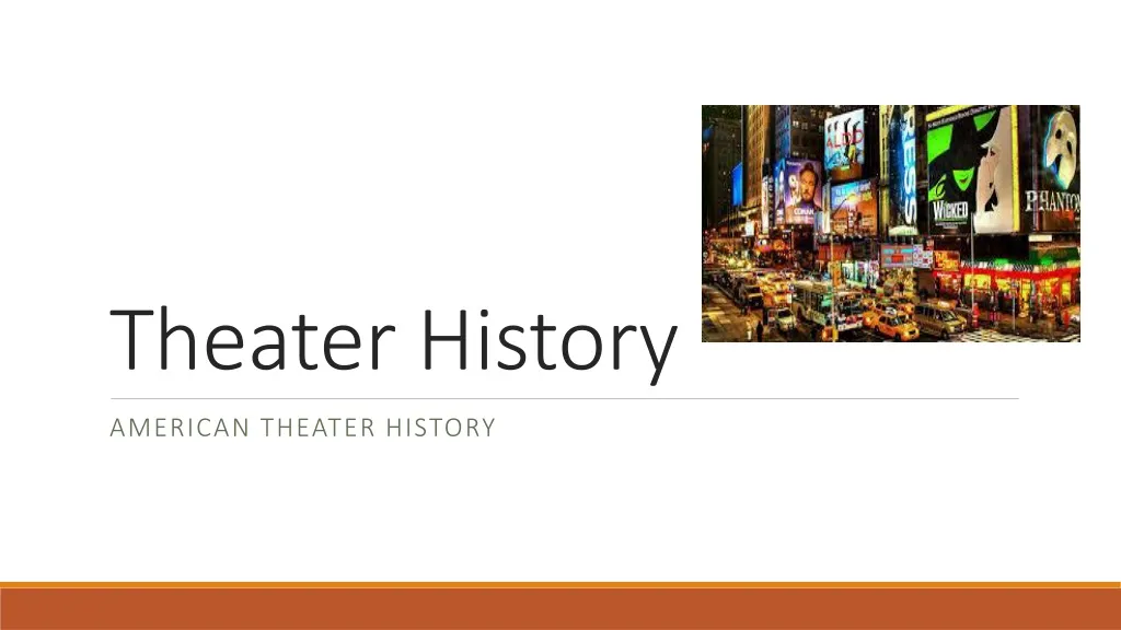 theater history