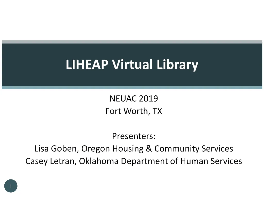 liheap virtual library