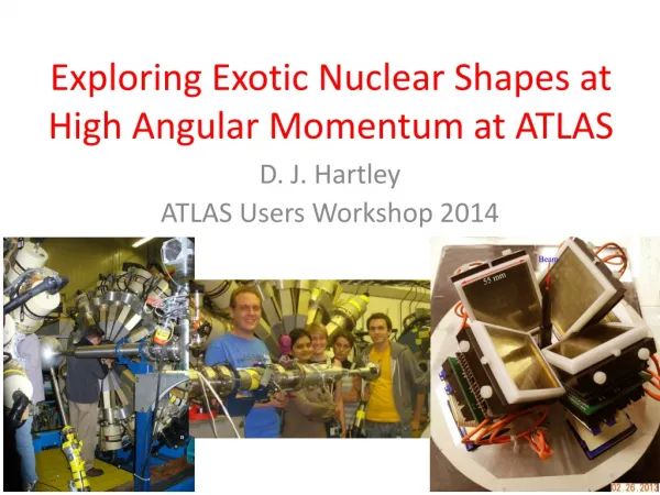 Exploring Exotic Nuclear Shapes at High Angular Momentum at ATLAS