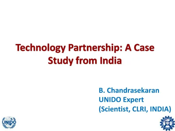 Technology Partnership: A Case Study from India