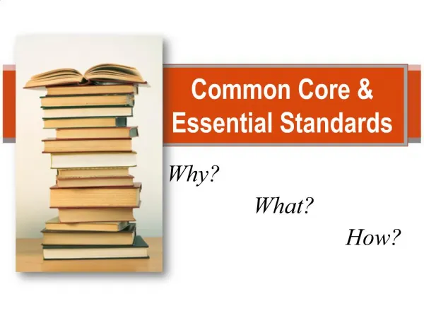 Common Core Essential Standards