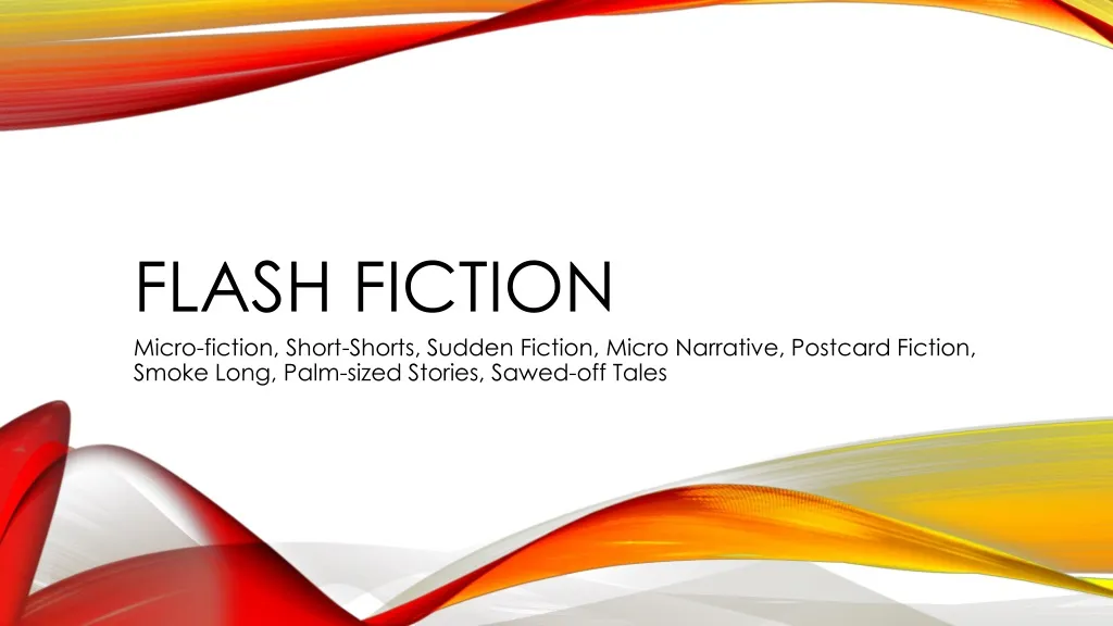 flash fiction