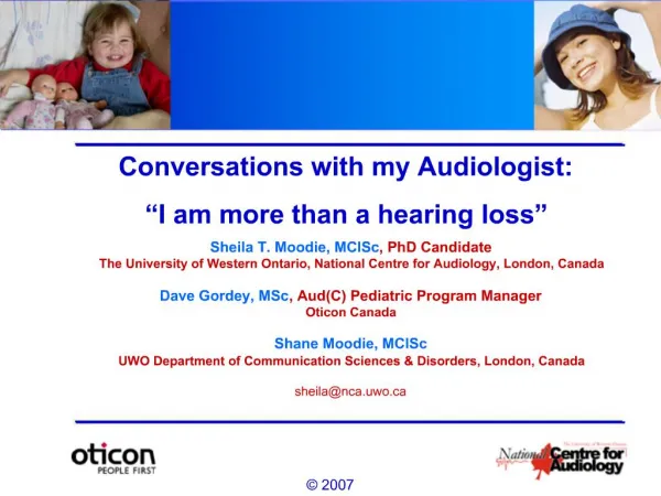 Conversations with my Audiologist: I am more than a hearing loss