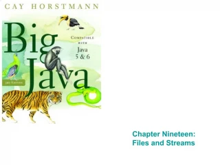 Files and Streams - slide 1