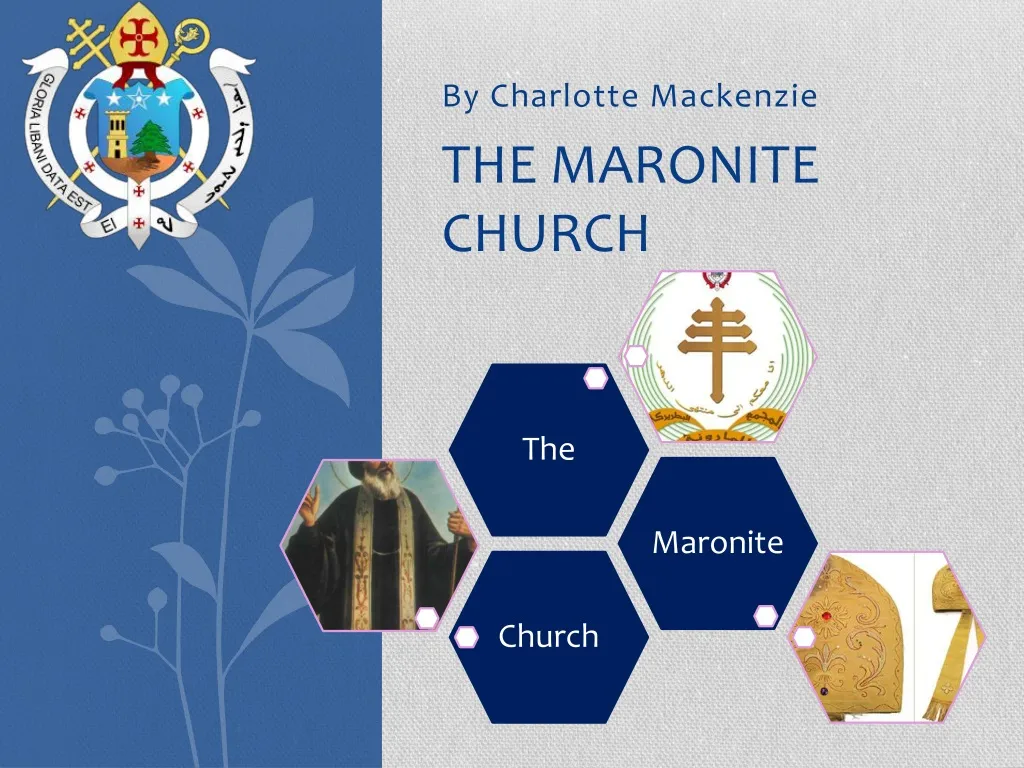 the maronite church