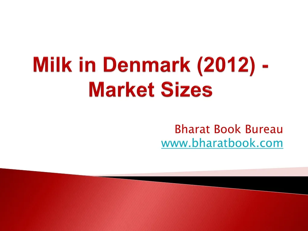 milk in denmark 2012 market sizes