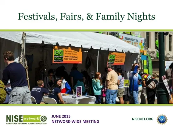 Festivals, Fairs, &amp; Family Nights