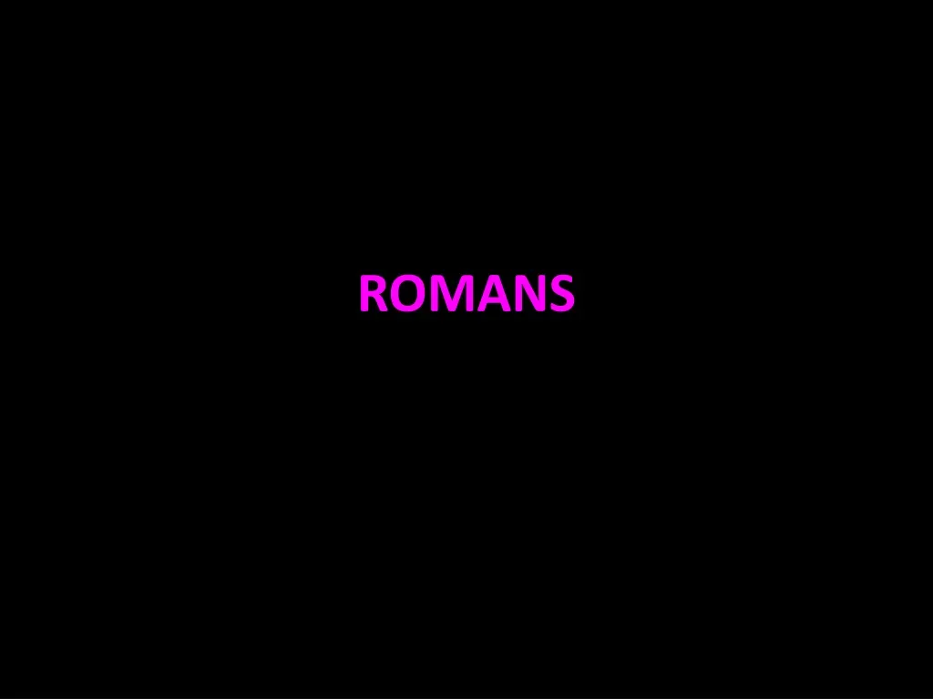 romans