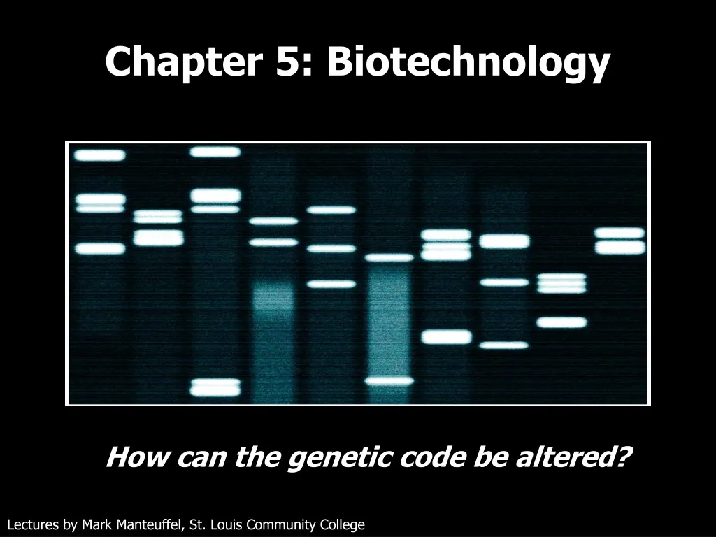 chapter 5 biotechnology