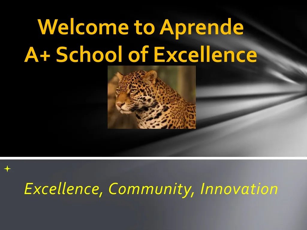 welcome to aprende a school of excellence