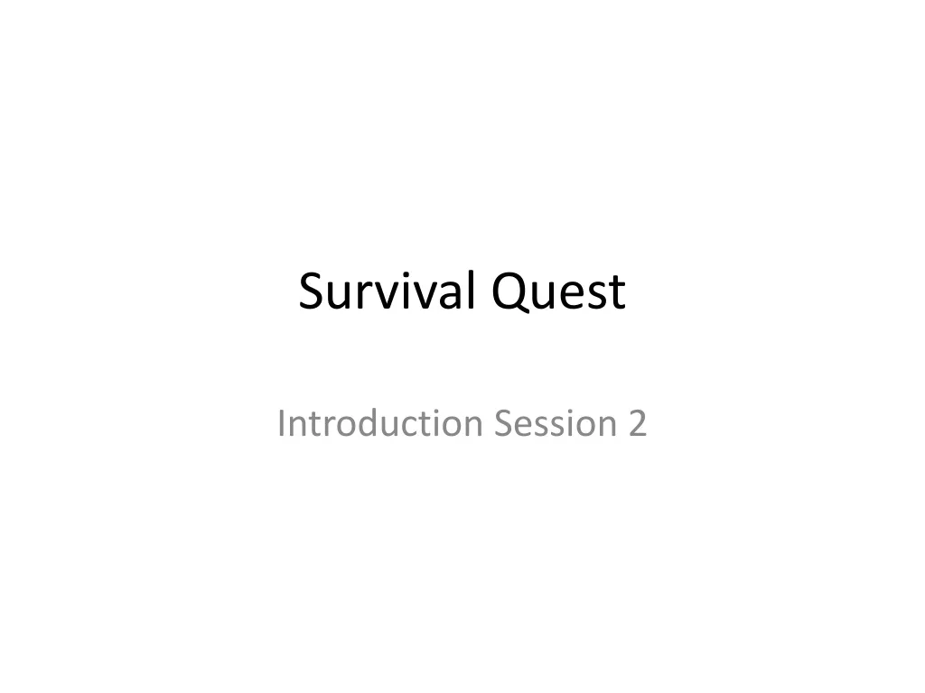 survival quest