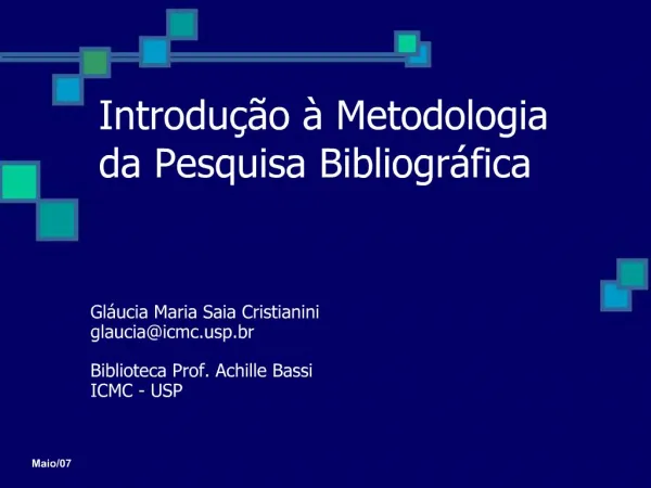 Introdu o Metodologia da Pesquisa Bibliogr fica