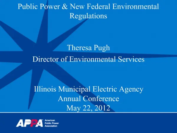 Theresa Pugh Director of Environmental Services