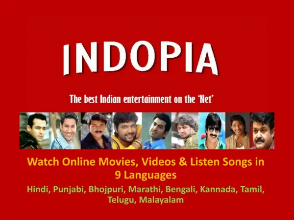 Indopia - Entertainment Portal