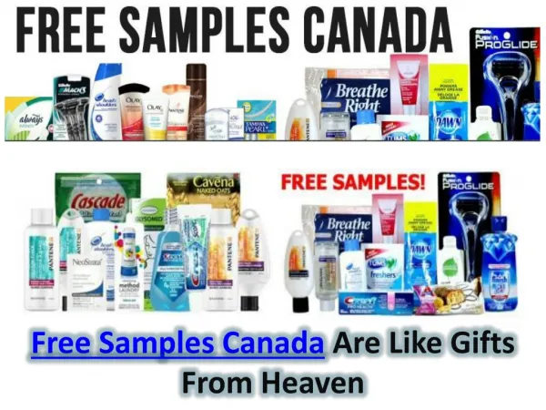 Free Samples Canada