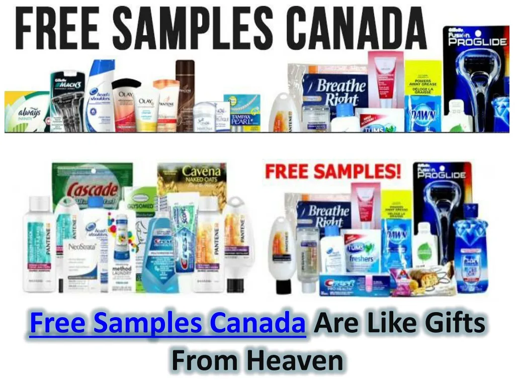 free samples canada are like gifts from heaven
