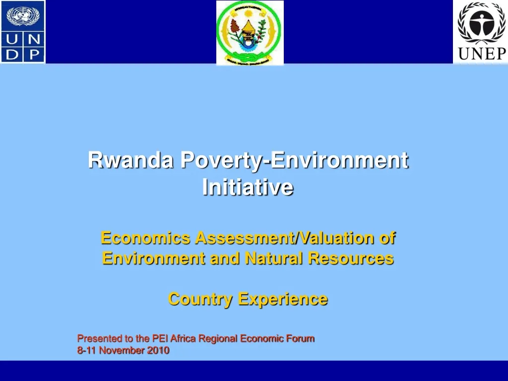 rwanda poverty environment initiative economics