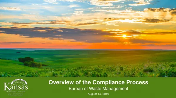 Overview of the Compliance Process