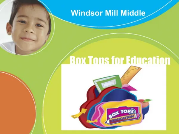 Box Tops for Education