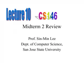 Midterm 2 Review - slide 1