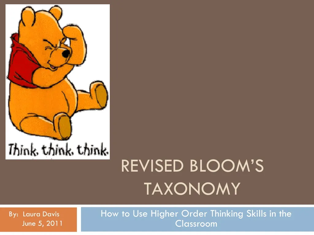 revised bloom s taxonomy