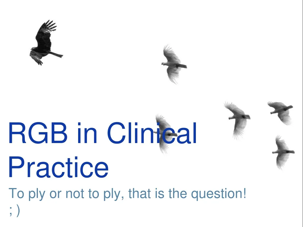 rgb in clinical practice