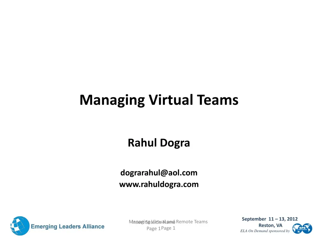 managing virtual teams