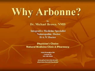 Why Arbonne - slide 1