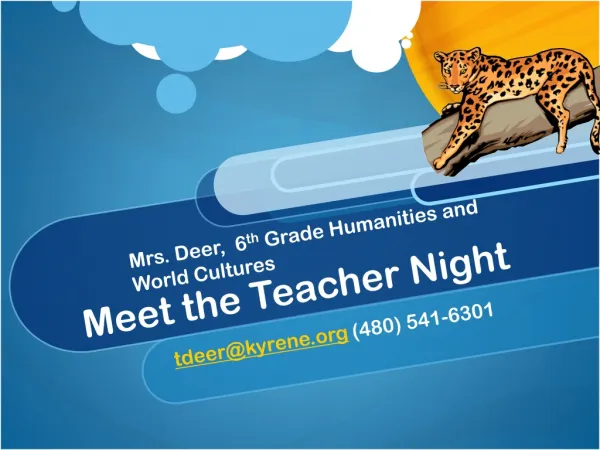 Meet the Teacher Night