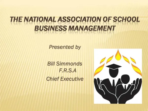 The National Association of School Business management